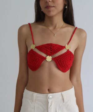 Top Espelho Vermelho P