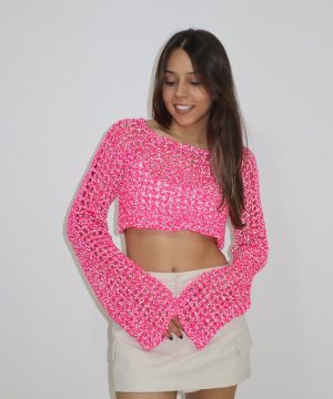 Blusa Rede Rosa P